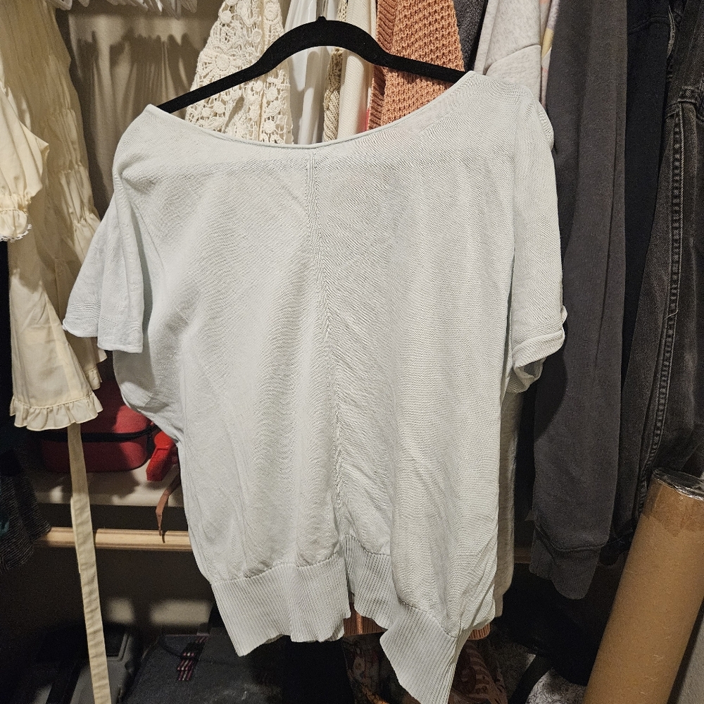 Light Blue Layering Top